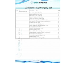 Ophthalmology Set